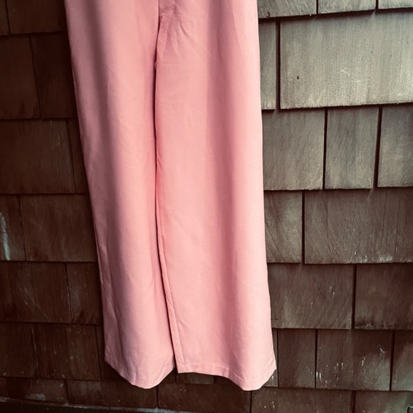 Js Collections Sequence Jamie Bow Jumpsuit, Pink Apricot Wide Leg Size 6 - Picture 13 of 17